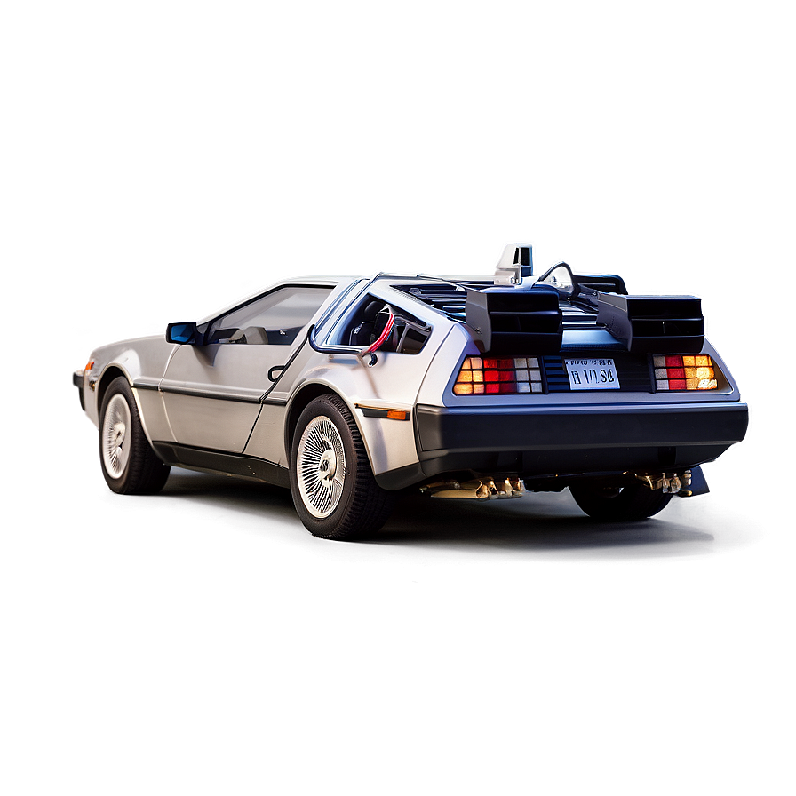 Delorean In Dramatic Sunset Light Png 73 PNG image