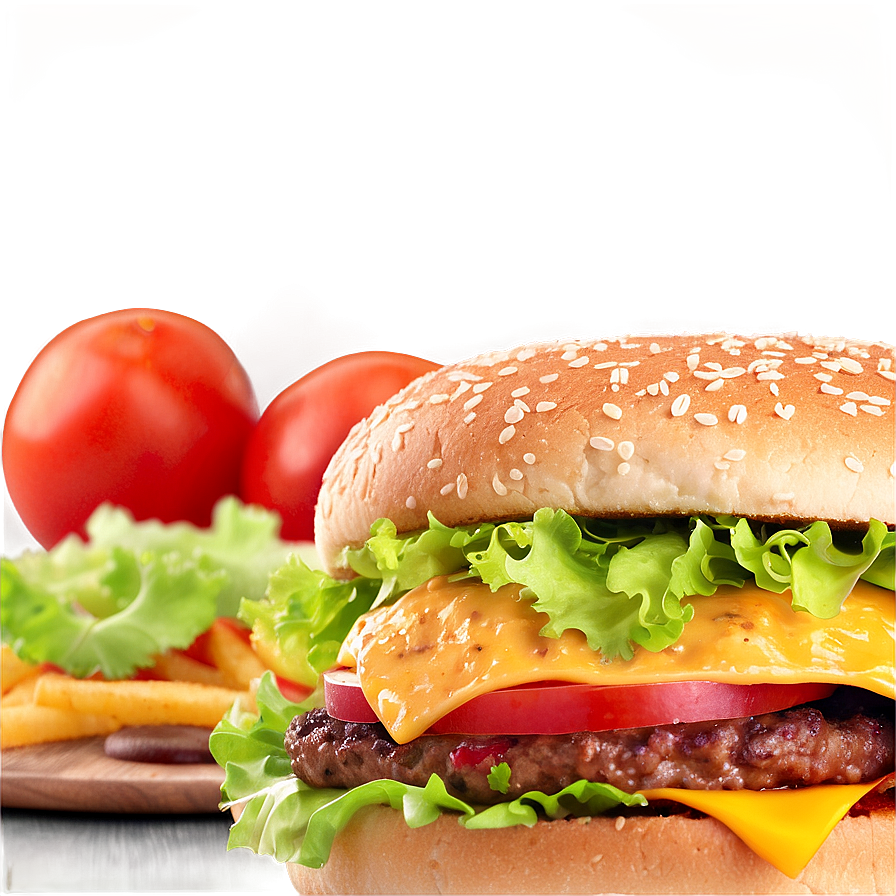 Deluxe Burger Png Vhc PNG image