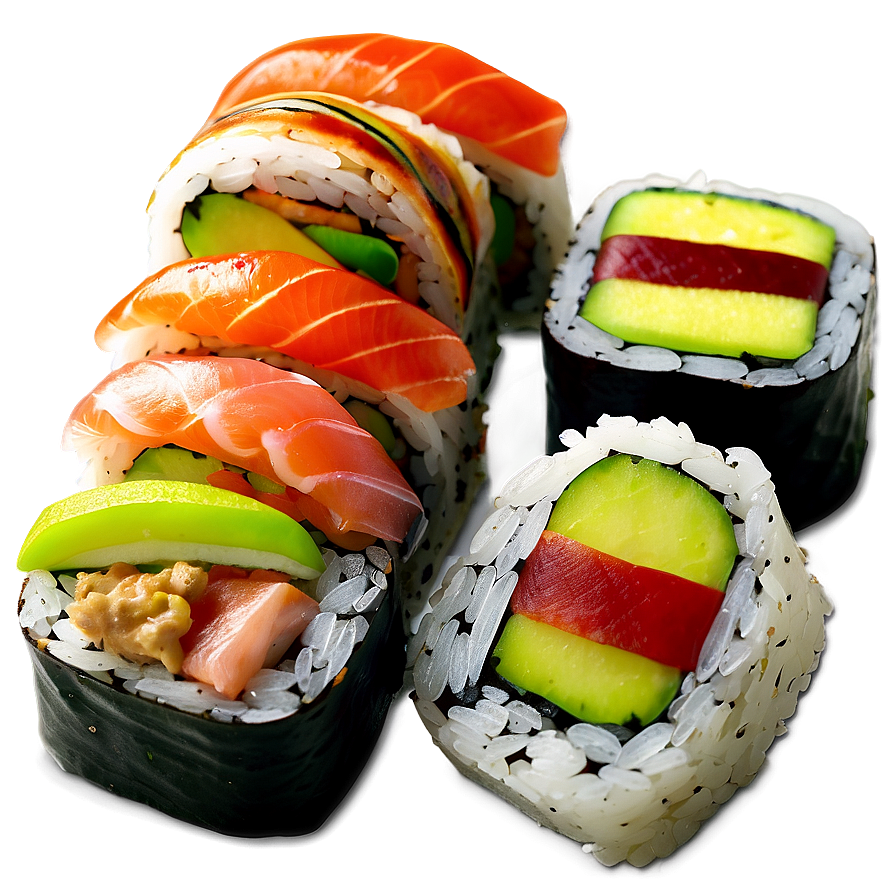 Deluxe Sushi Combo Png 05212024 PNG image