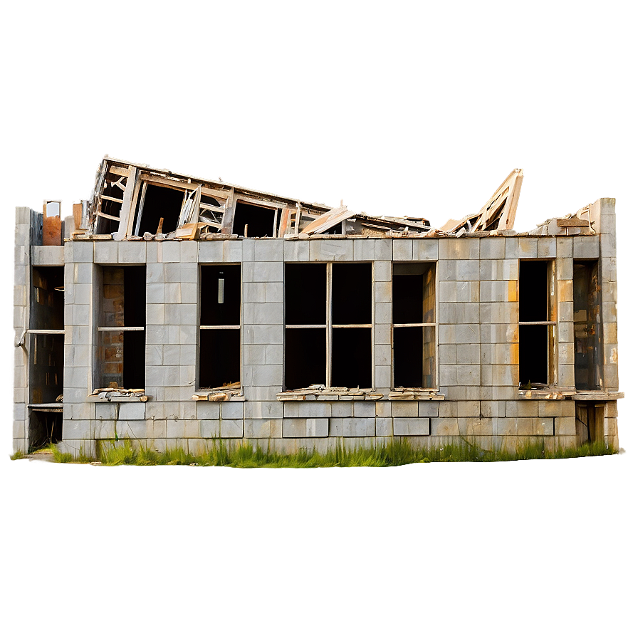 Demolished Building Wreckage Png 50 PNG image