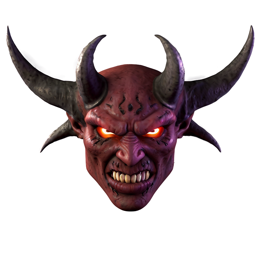 Demon Face Close-up Png 38 PNG image