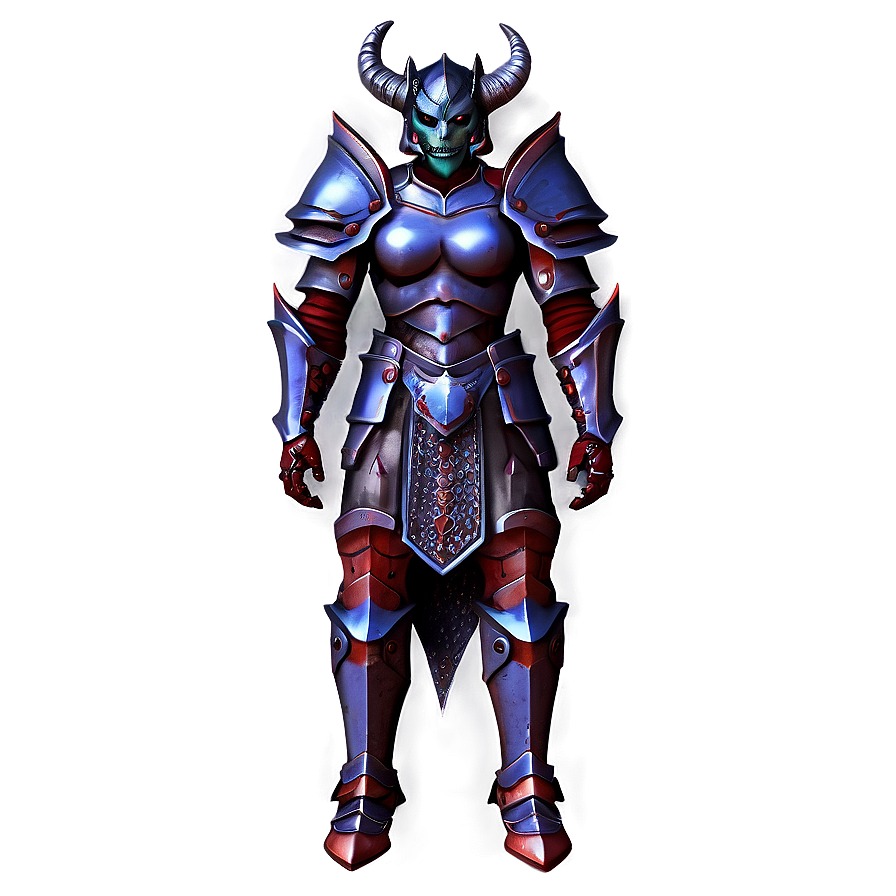 Demon In Armor Png 05062024 PNG image