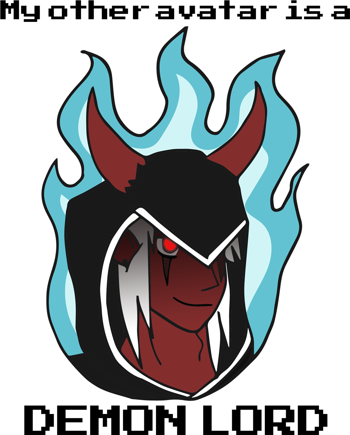 Demon Lord Avatar Graphic PNG image