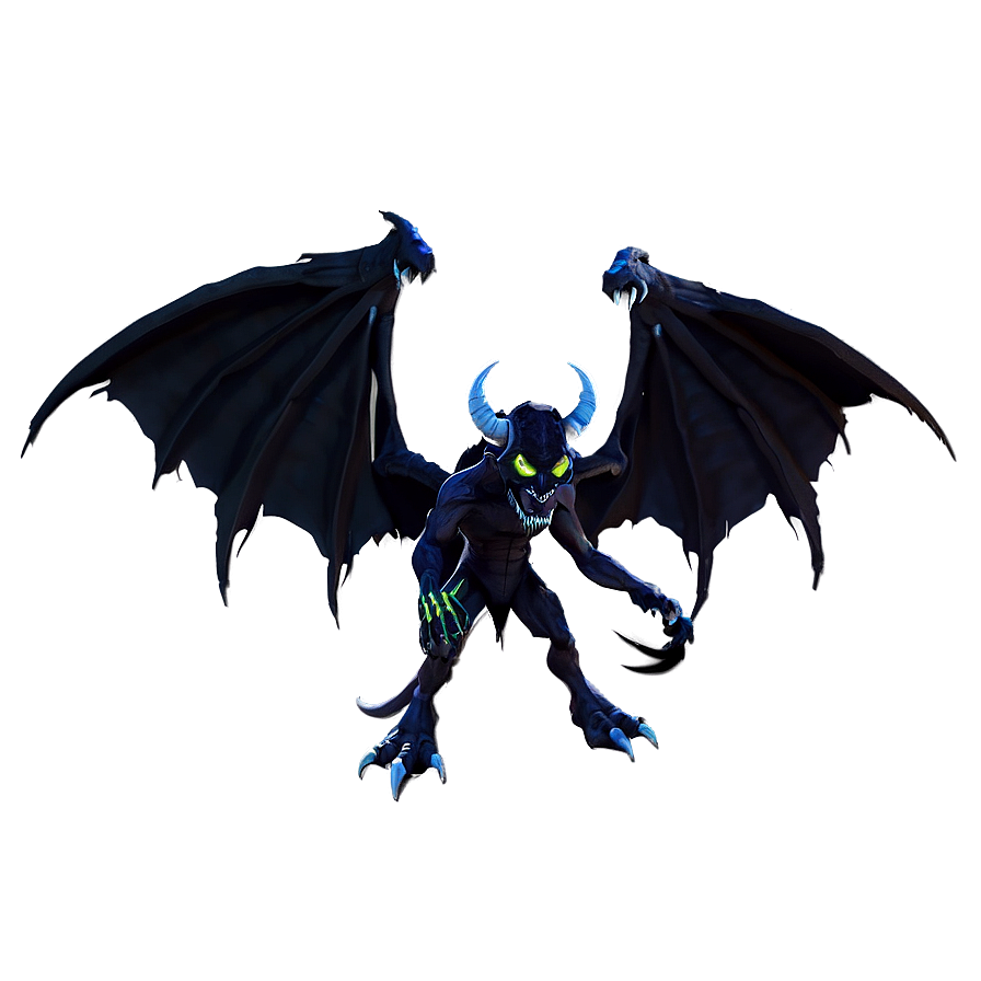 Demon With Black Wings Png 26 PNG image