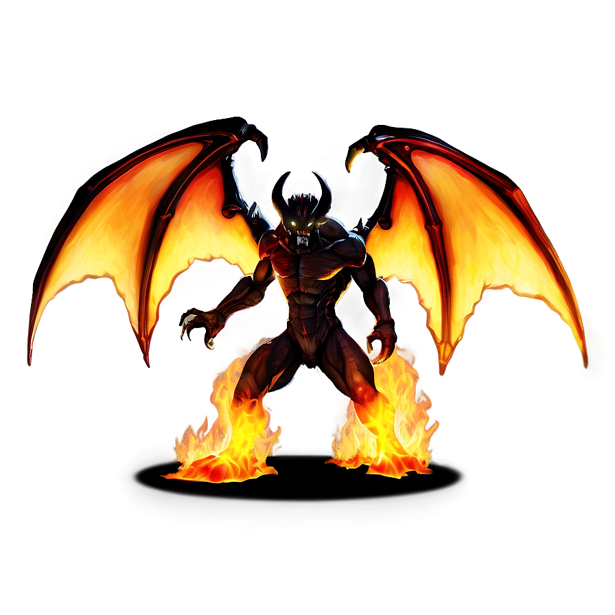Demon With Fire Png 84 PNG image