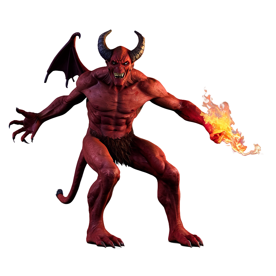 Demon With Fire Png Yfg68 PNG image