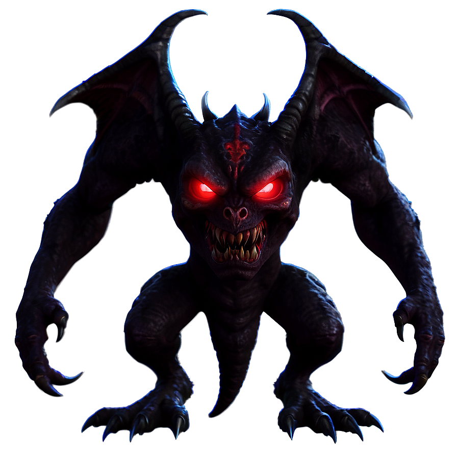 Demon With Red Eyes Png Gyj PNG image