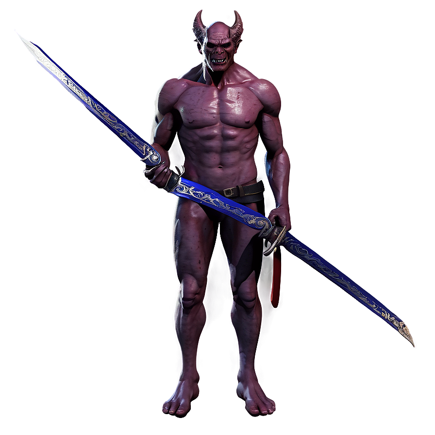 Demon With Sword Png Bbi27 PNG image