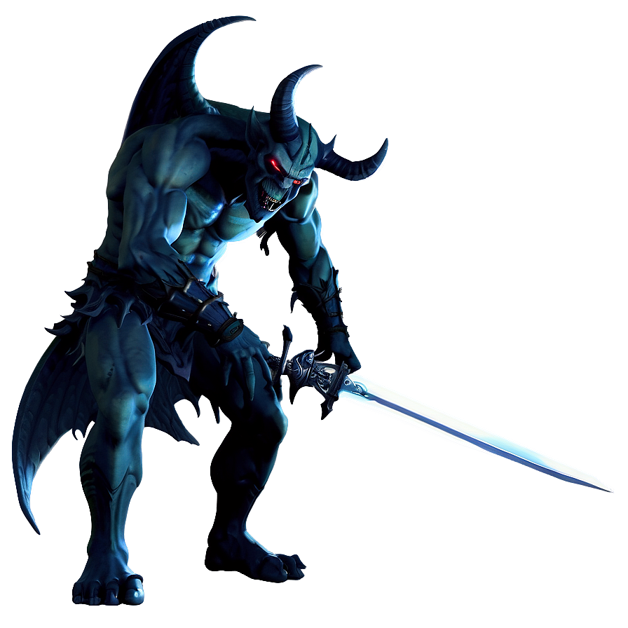 Demon With Sword Png Rqf PNG image