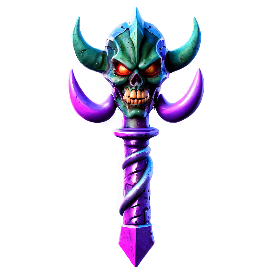 Demon With Trident Png 05062024 PNG image
