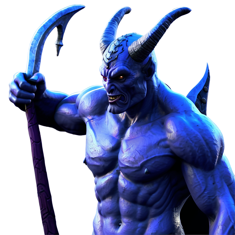 Demon With Trident Png Yvi54 PNG image