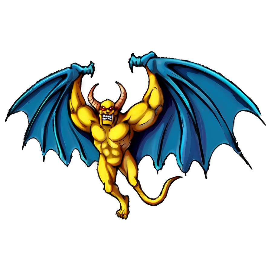 Demon With Wings Png 05062024 PNG image