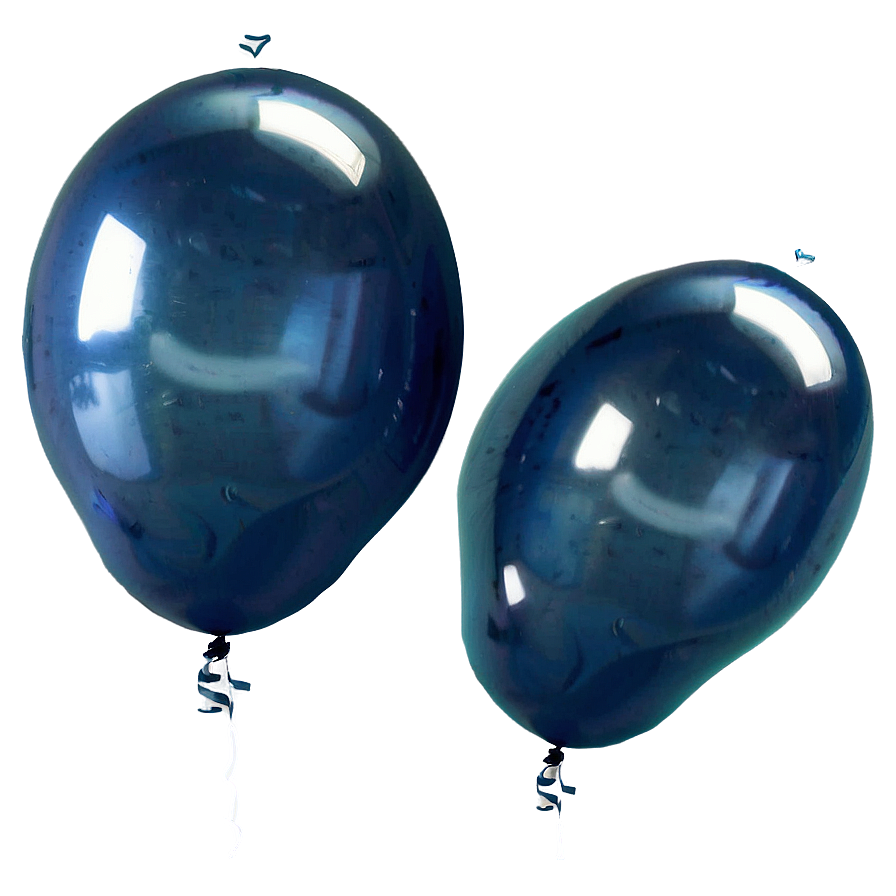 Denim Blue Balloons Png Nbs4 PNG image