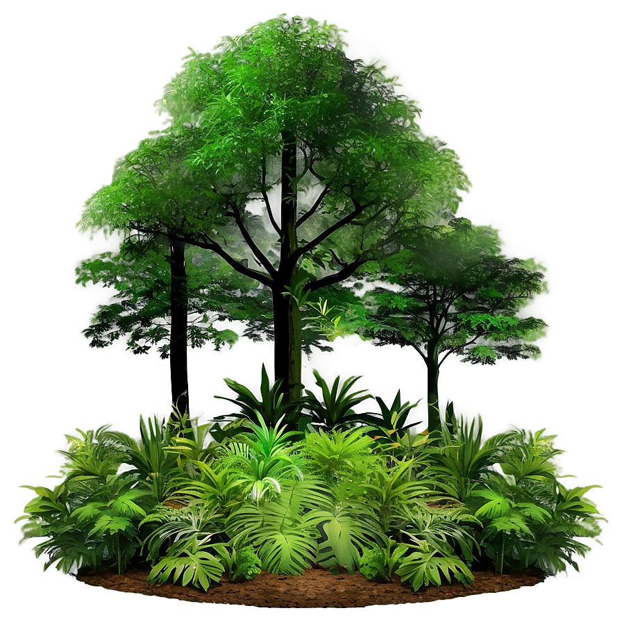 Dense Forest Landscape Png Mwg41 PNG image