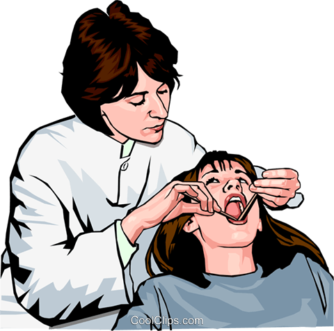 Dental Examination Illustration PNG image