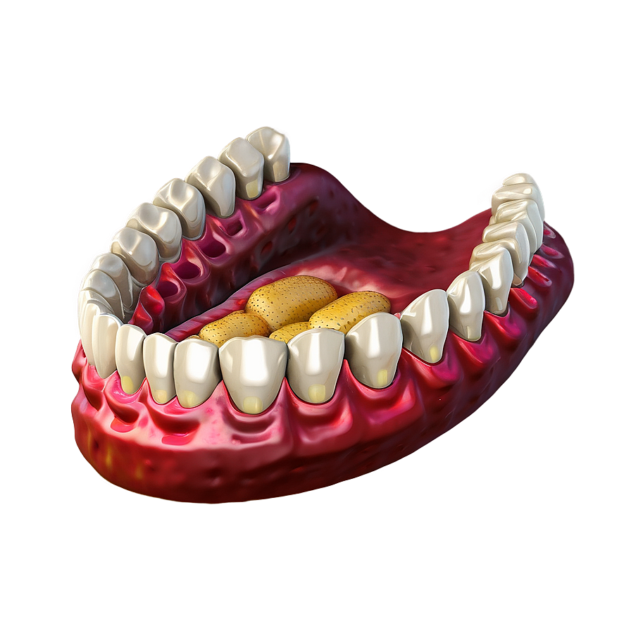 Dental Plaque Visualization Png 06262024 PNG image