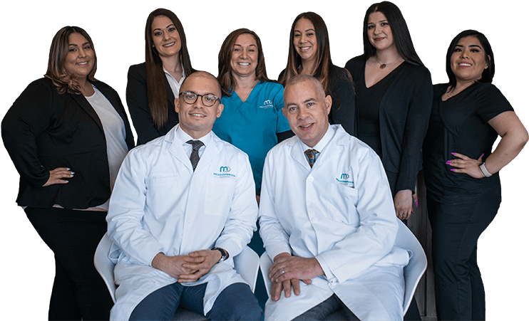 Dental Team Professional Group Portrait PNG image