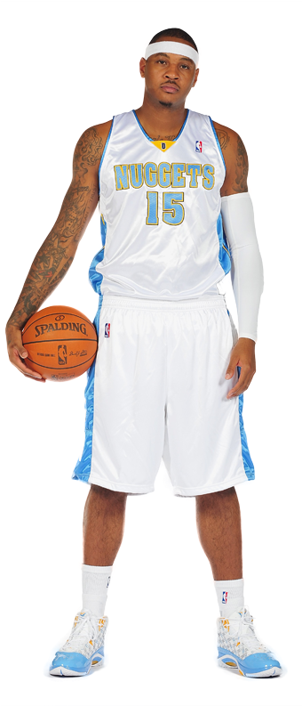 Denver Nuggets Basketball Player Pose PNG image