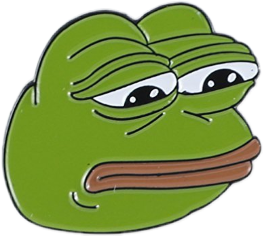 Depressed Pepe The Frog Meme PNG image