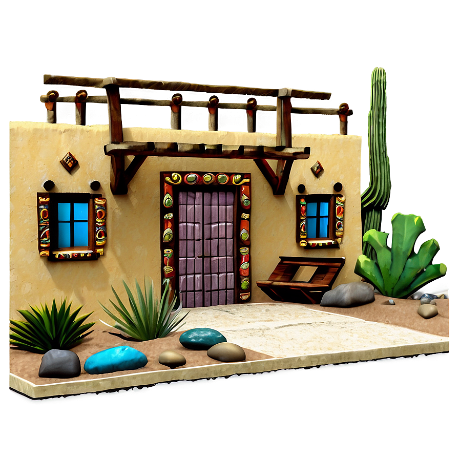 Desert Adobe Building Png Ykl PNG image