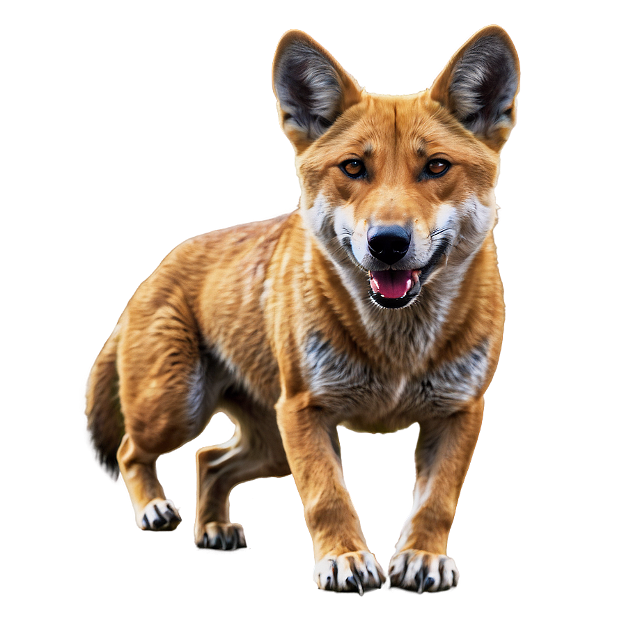 Desert Dingo Artwork Png 06202024 PNG image