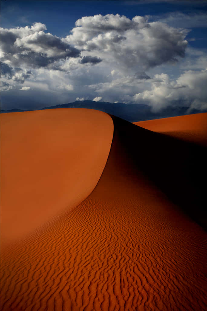 Desert Dunes Cloudscape PNG image