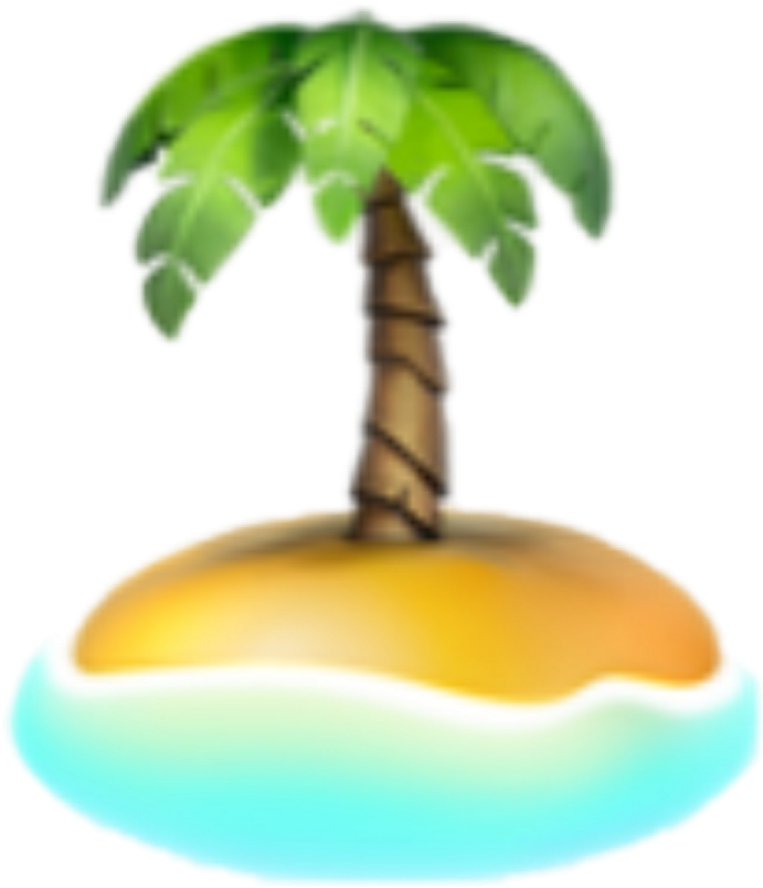 Desert_ Island_ Emoji PNG image