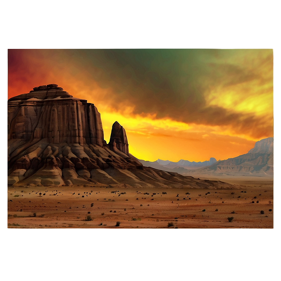 Desert Mirage Scene Png 92 PNG image