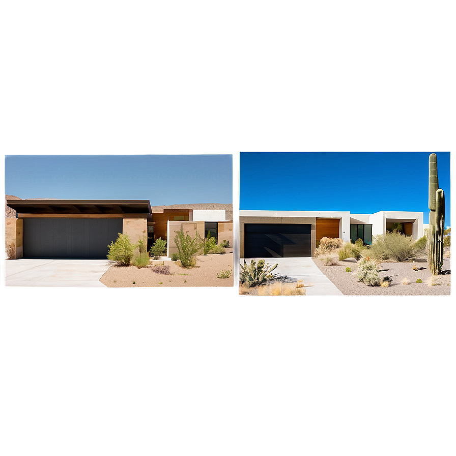 Desert Modern Home Png Lev PNG image