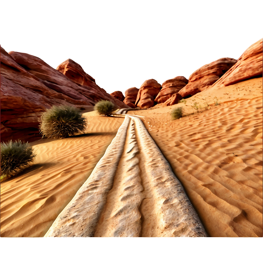 Desert Sand Path Png 06202024 PNG image