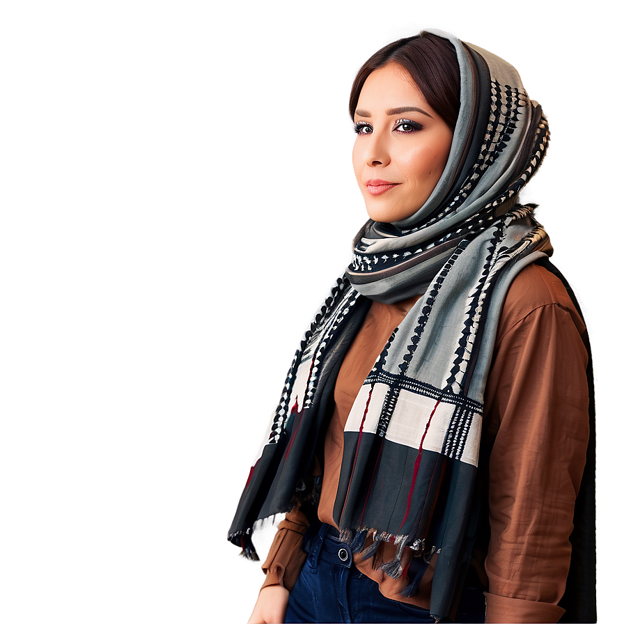 Desert Scarf Keffiyeh Style Png Iiw19 PNG image