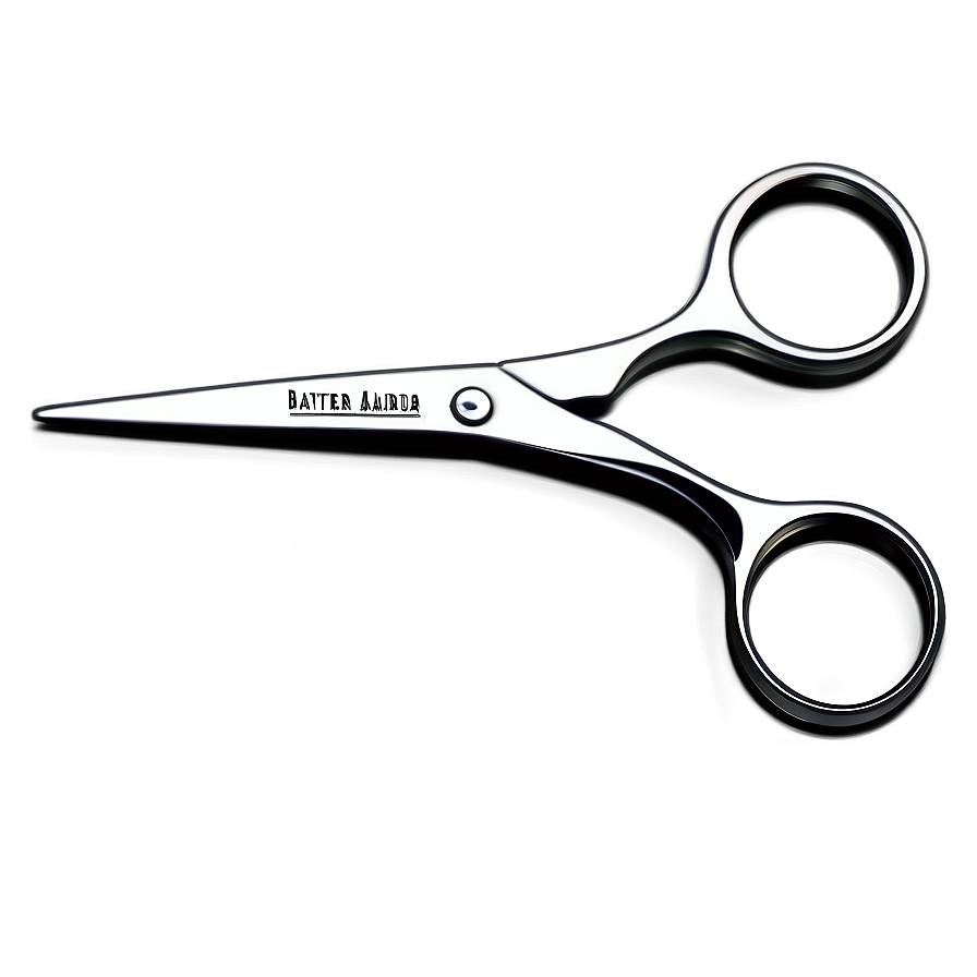 Designer Barber Scissors Png 06132024 PNG image