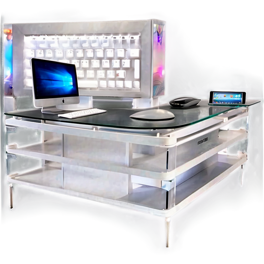 Designer Computer Desk Png Fhr41 PNG image