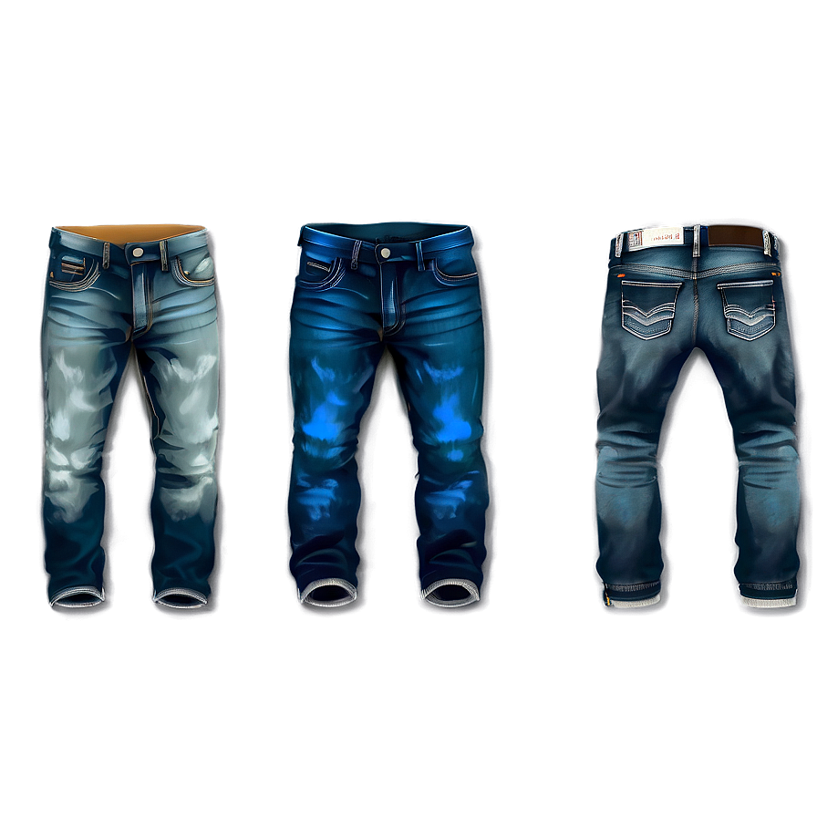 Designer Jeans Pants Png Flg11 PNG image