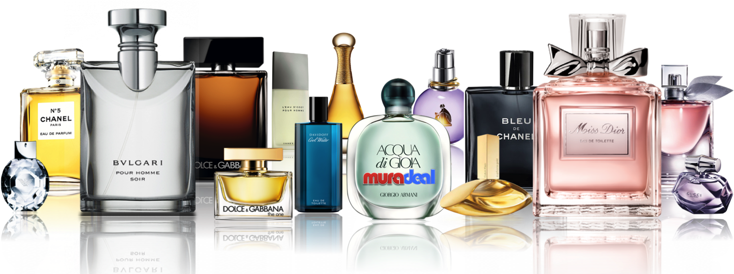 Designer Perfume Collection PNG image