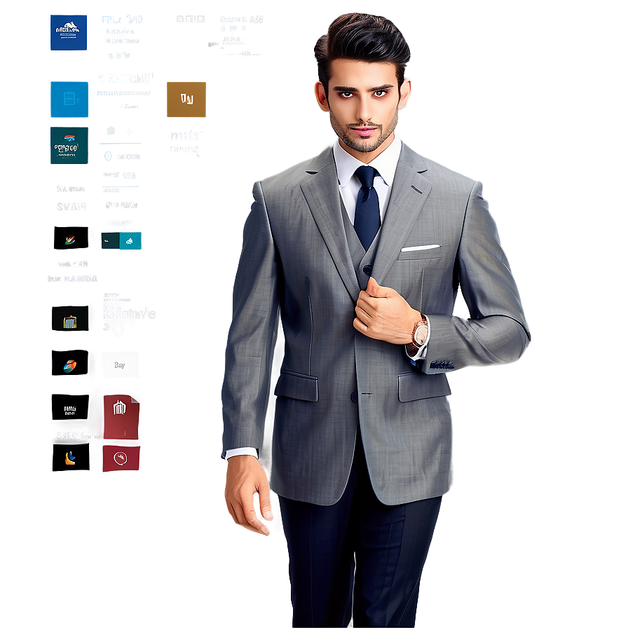 Designer Suit Png 35 PNG image