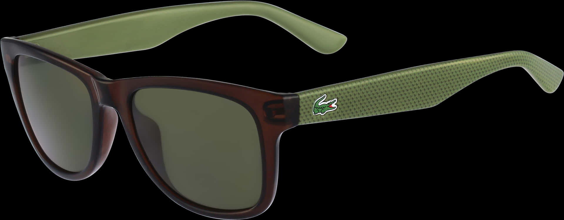 Designer Sunglasseswith Green Accents PNG image