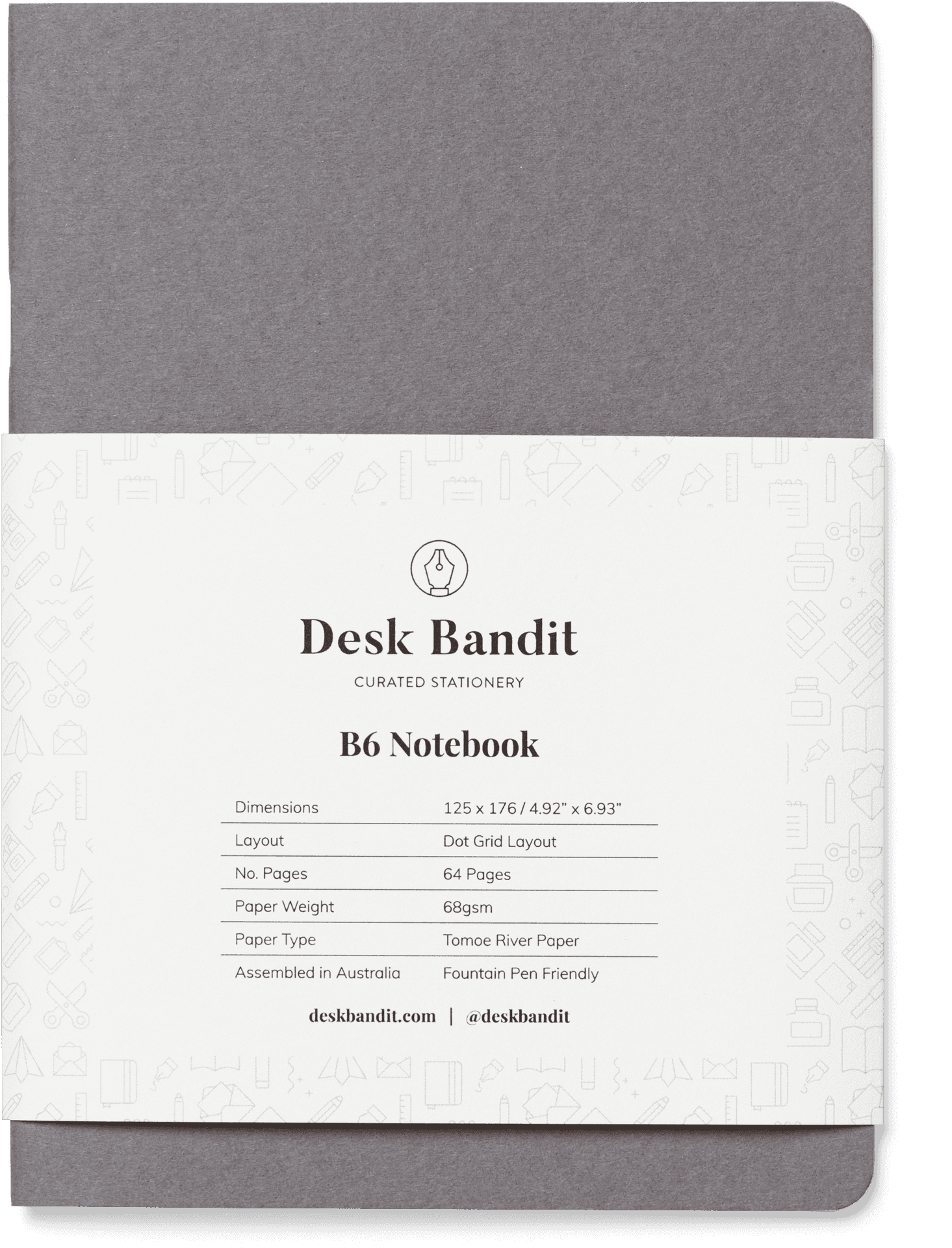 Desk Bandit B6 Notebook Product Image PNG image