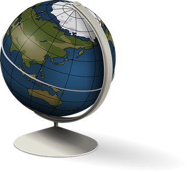 Desktop Globe Illustration PNG image