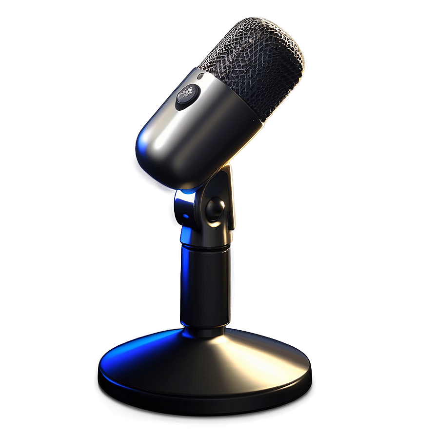 Desktop Microphone On Stand Png 06282024 PNG image