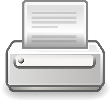 Desktop Printer Icon PNG image