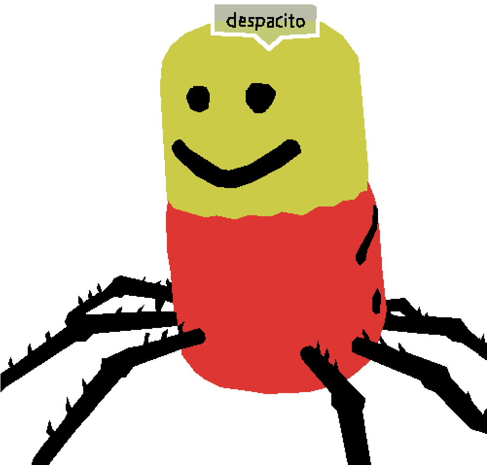 Despacito_ Spider_ Roblox_ Meme PNG image