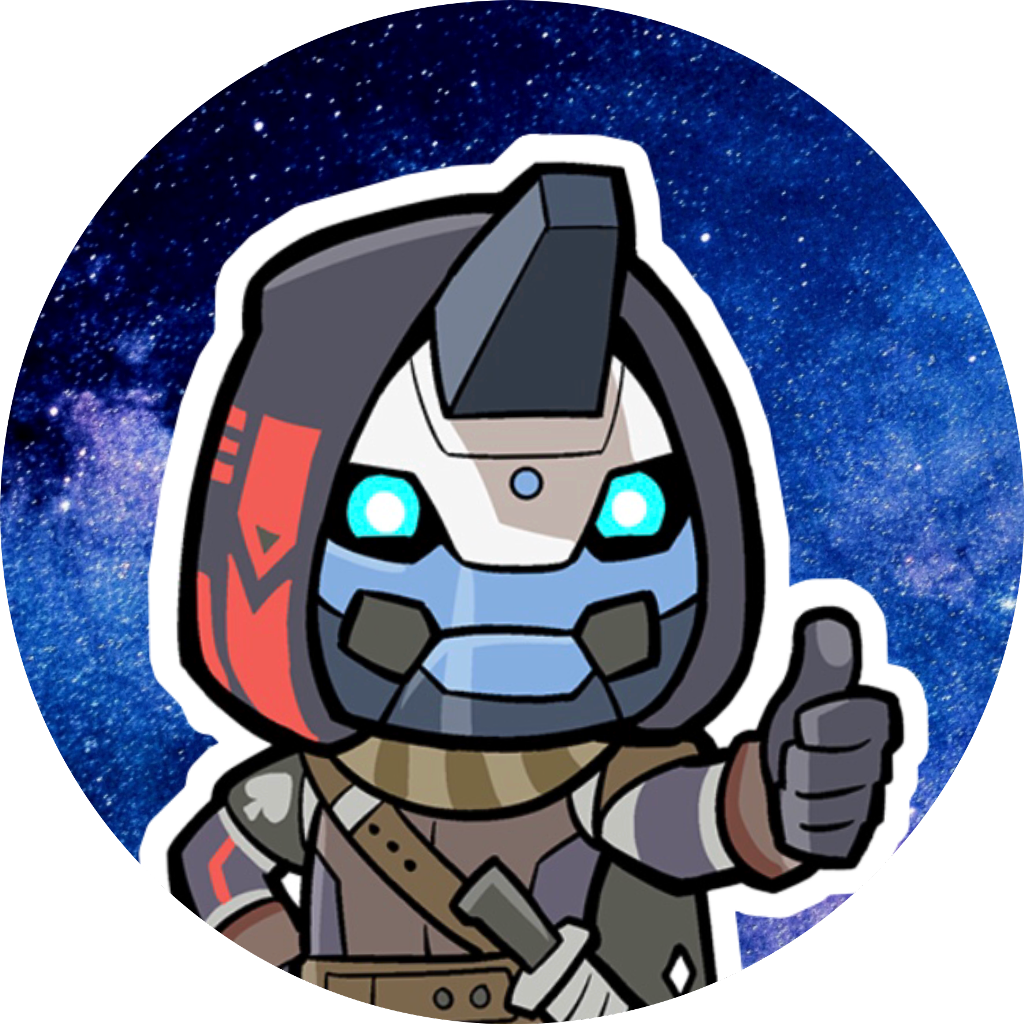 Destiny2 Cartoon Guardian Approval PNG image