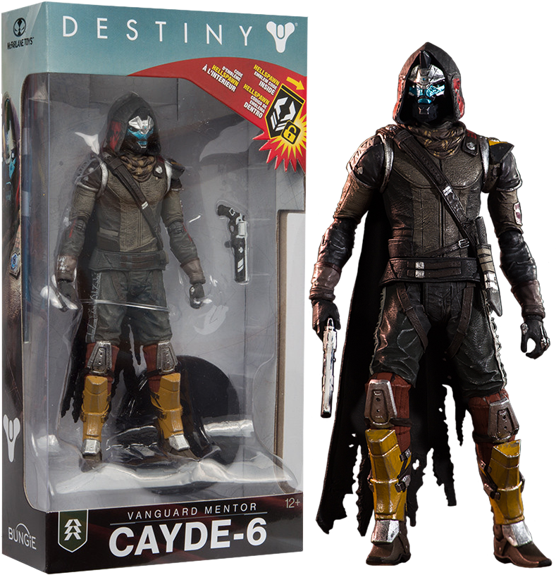 Destiny2 Cayde6 Action Figure PNG image