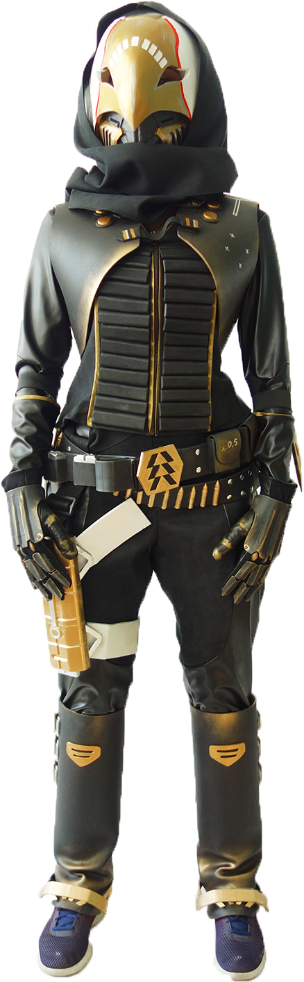 Destiny2 Hunter Guardian Cosplay PNG image