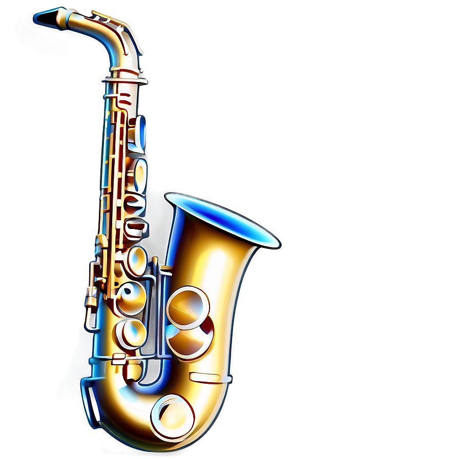 Detailed Alto Saxophone Png 06282024 PNG image