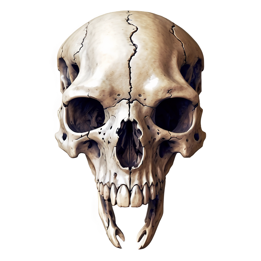 Detailed Animal Skull Drawing Png Kyq28 PNG image