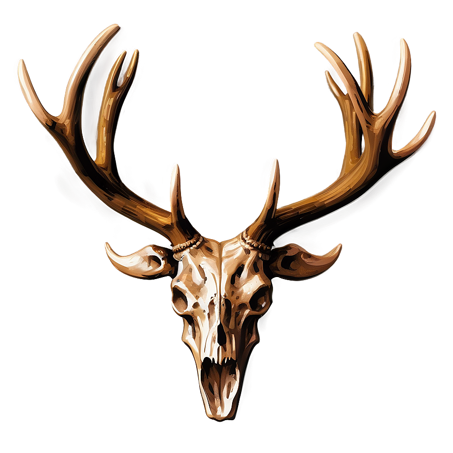 Detailed Antler Sketch Png Uvg95 PNG image