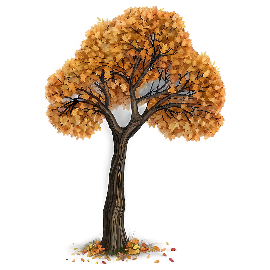 Detailed Autumn Tree Png 70 PNG image