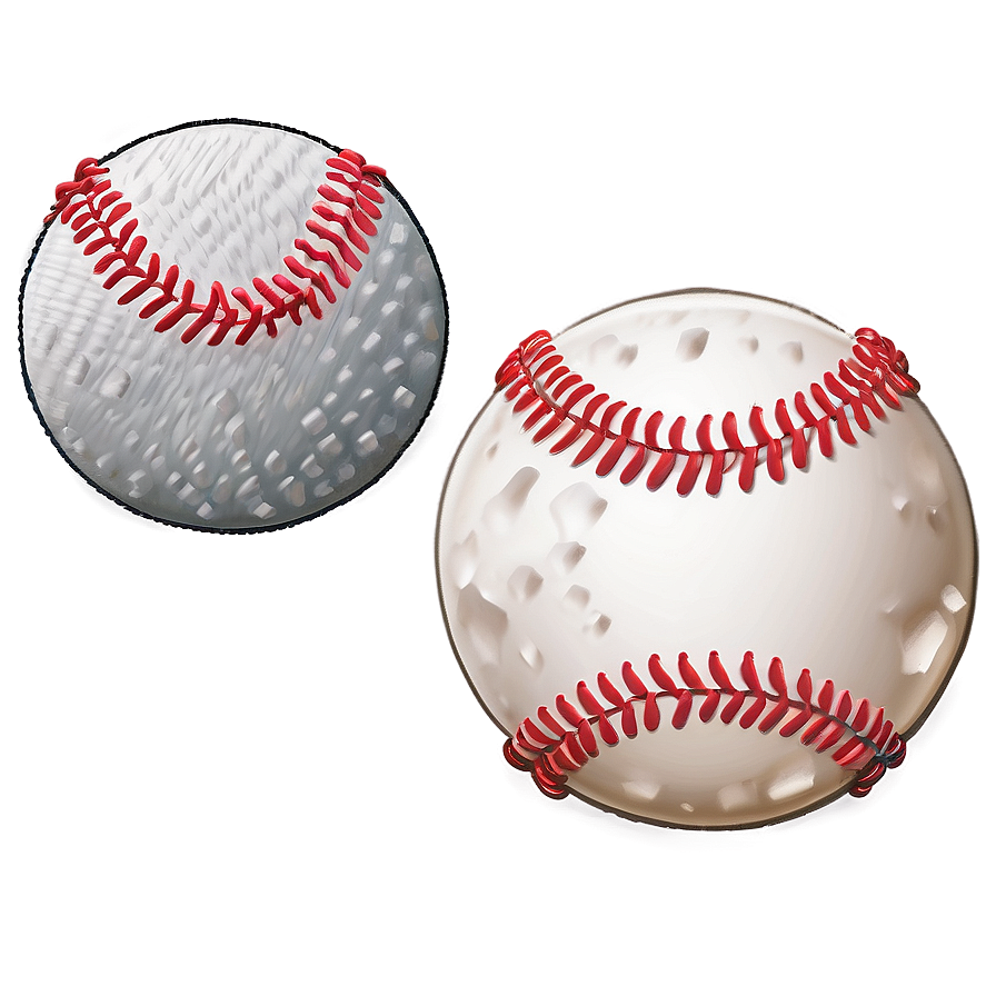 Detailed Baseball Stitching Artwork Png 75 PNG image